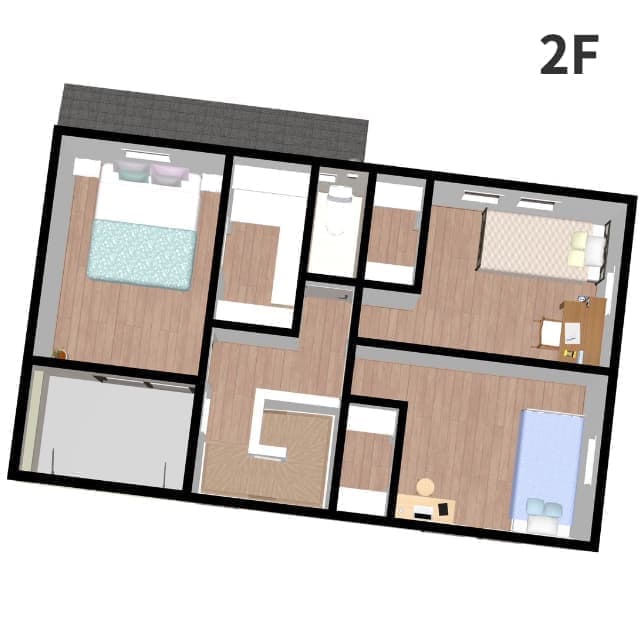 別府市竹の内　新築間取り図